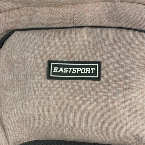 Eastsport Backpack Pink and Gray Great Condition Lots of Storage - Picture 2 of 7